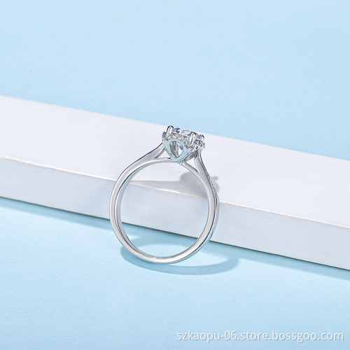 Hot Sale 925 Trendy Pure Silver Ring Jewelry With  Delicate Diamond New Model Ring With Good Quality For Women